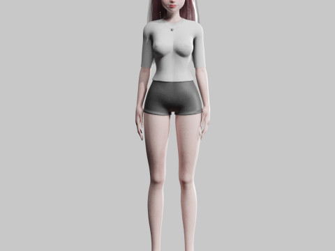 Basic Pretty Woman V26671 Modelo 3D