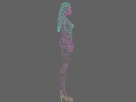 Basic Pretty Woman V26671 3D Model