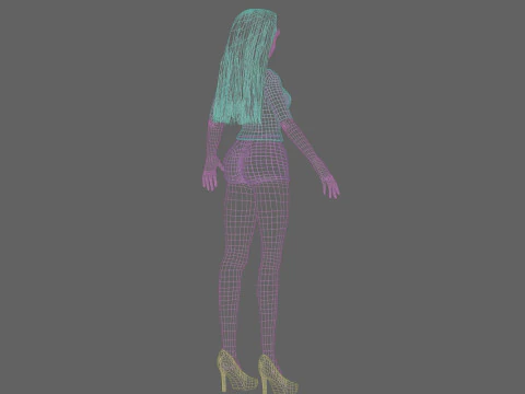 Basic Pretty Woman V26671 3D Model