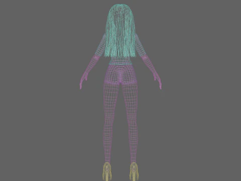 Basic Pretty Woman V26671 3D Model