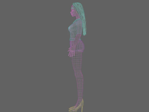 Basic Pretty Woman V26671 3D Model