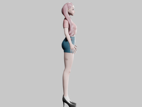 Basic Standard woman V26638 Modelo 3D