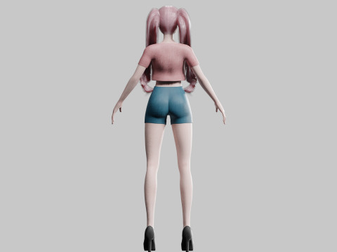 Basic Standard woman V26638 Modelo 3D