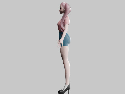 Basic Standard woman V26638 Modelo 3D