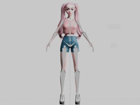 Basic Standard woman V26638 Modelo 3D