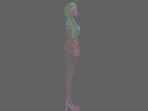 Basic Standard woman V26638 Modelo 3D