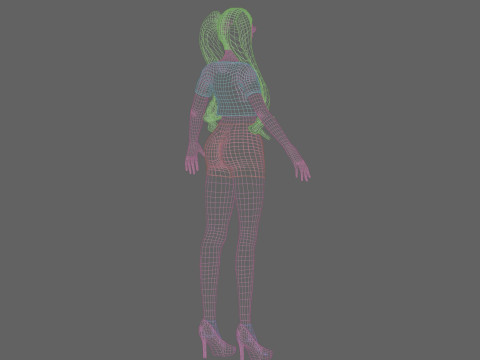 Basic Standard woman V26638 Modelo 3D