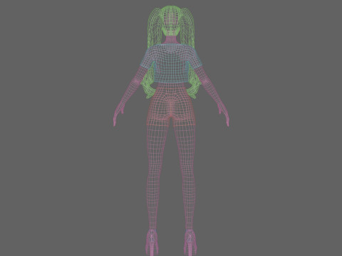 Basic Standard woman V26638 Modelo 3D