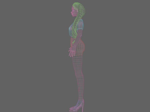 Basic Standard woman V26638 Modelo 3D