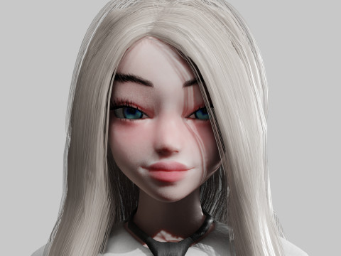 Beautiful Basic Woman V24439 3D 模型