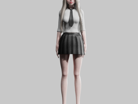 Beautiful Basic Woman V24439 3D 模型