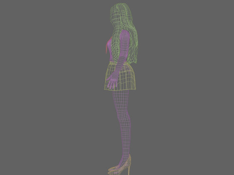 Beautiful Basic Woman V24439 3D 模型