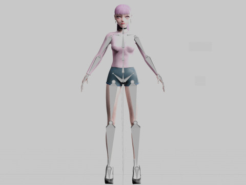 Beautiful Pretty Woman V22945 3D Model