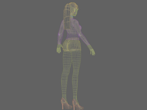 Beautiful Pretty Woman V22945 3D Model