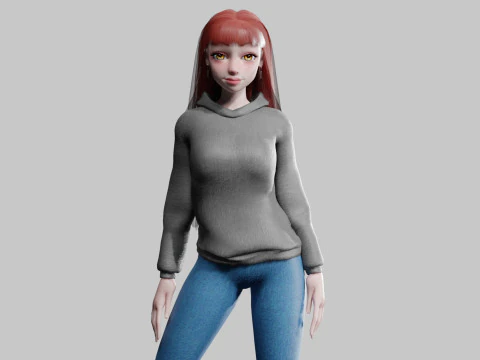 Classic Basic Woman V33002 3D Model