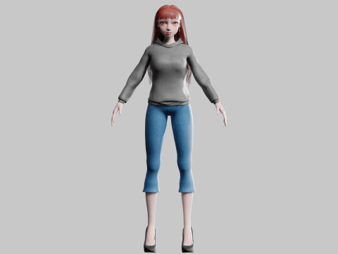 Classic Basic Woman V33002 Modelo 3D
