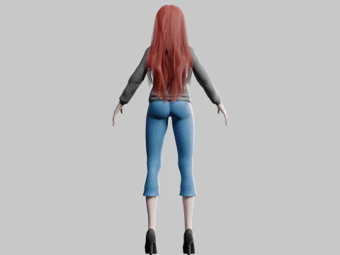 Classic Basic Woman V33002 3D Model