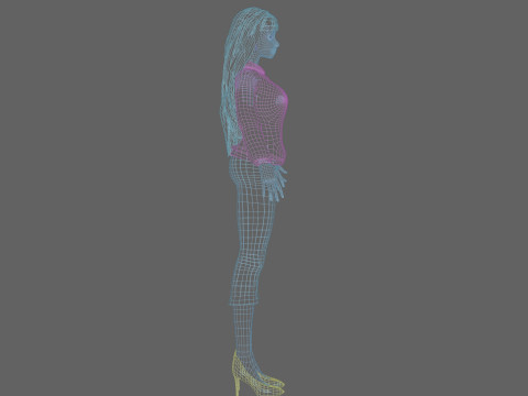 Classic Basic Woman V33002 Modelo 3D