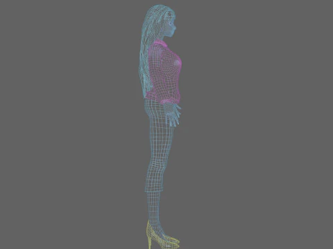 Classic Basic Woman V33002 3D Model