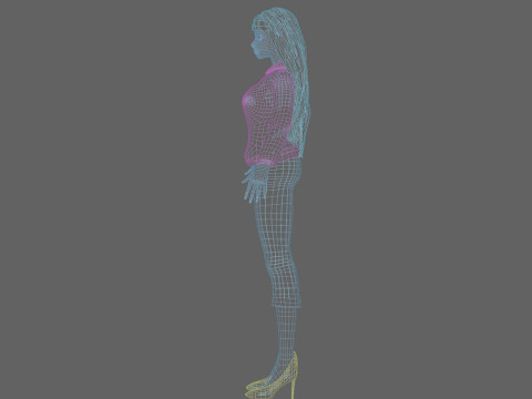 Classic Basic Woman V33002 Modelo 3D