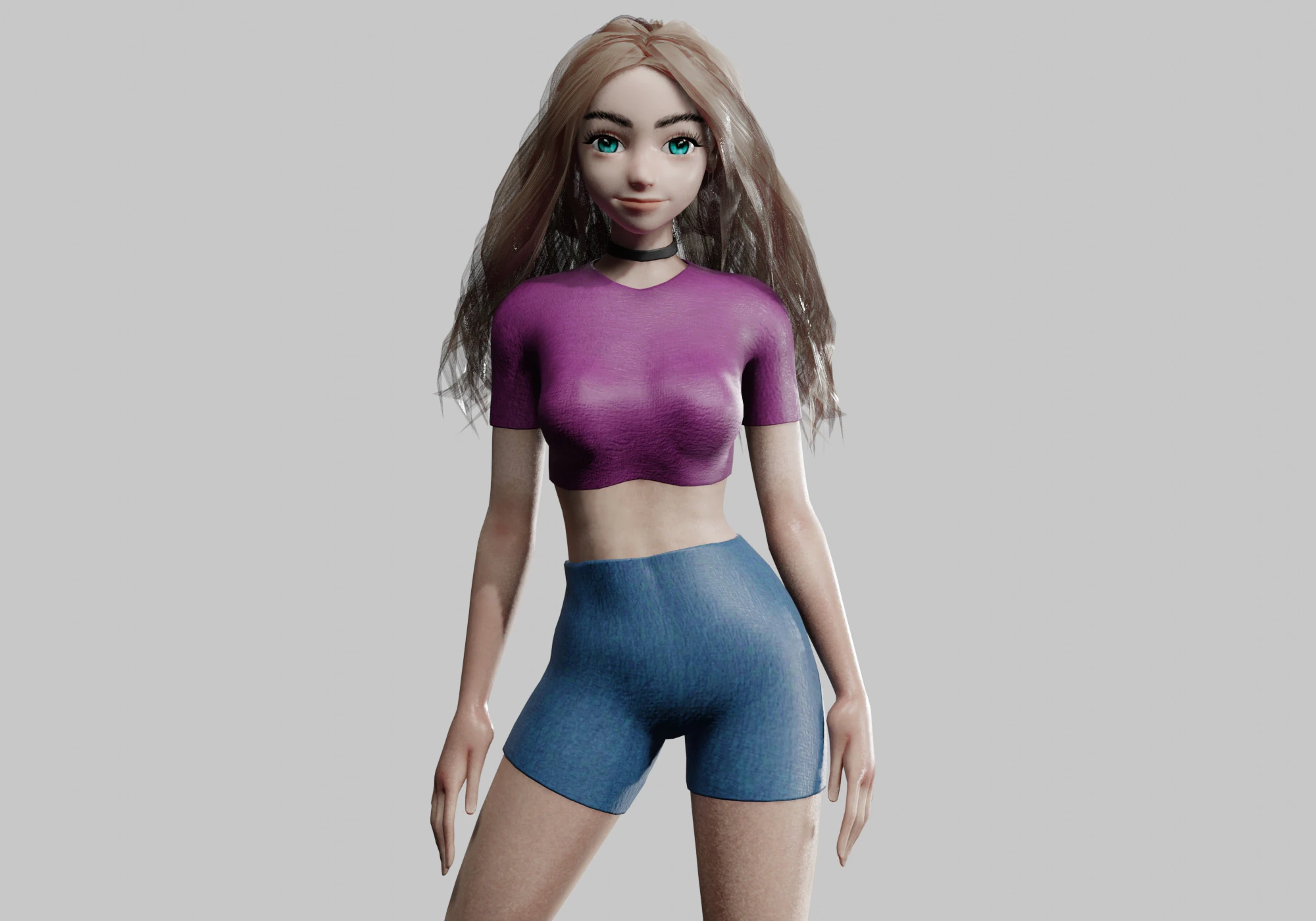 Classic cute Woman V30788 3D Model .c4d .max .obj .3ds .fbx .stl .blend