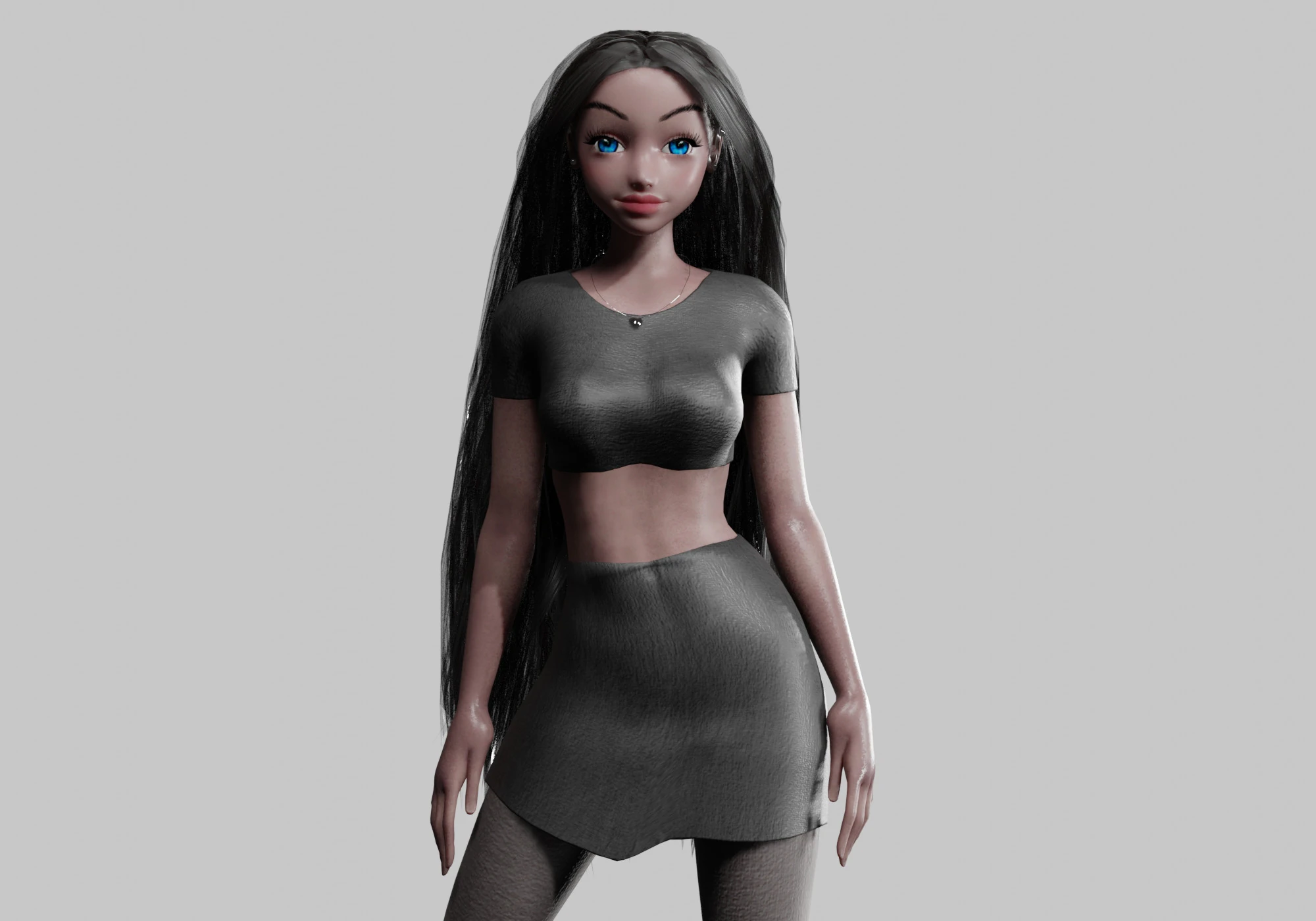 Classic Pretty Woman V33342 3D Model .c4d .max .obj .3ds .fbx .stl .blend 