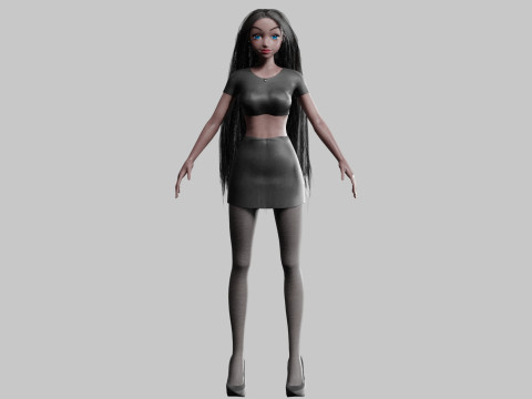 Classic Pretty Woman V33342 3D Model