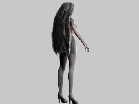Classic Pretty Woman V33342 3D Model