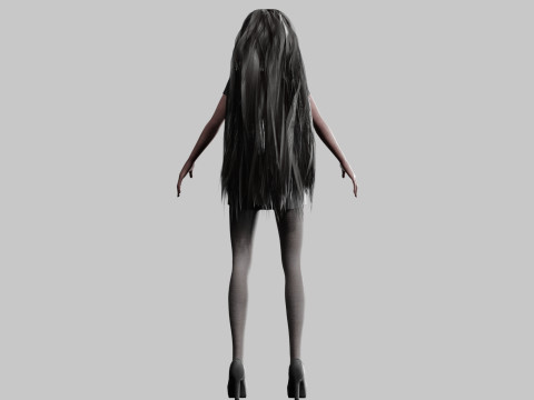 Classic Pretty Woman V33342 3D Model
