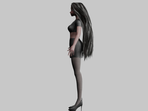 Classic Pretty Woman V33342 3D Model