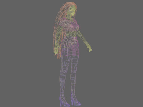 Classic Pretty Woman V33342 3D Model