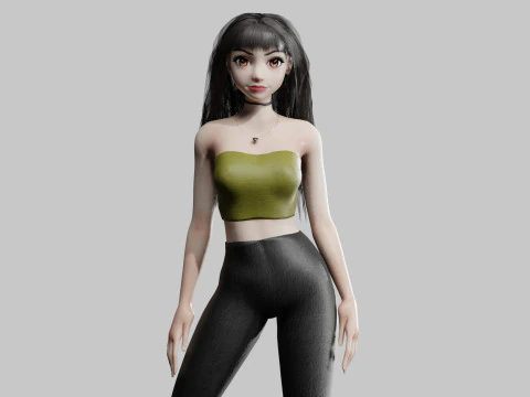 Donna carina e carina V30926 Modello 3D