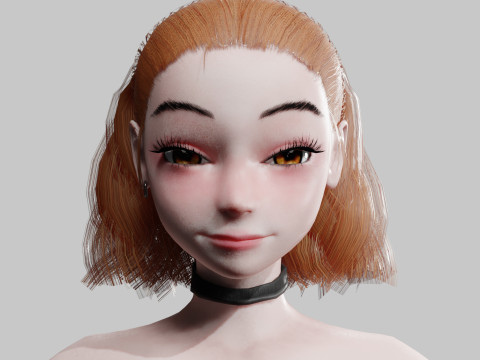 Pretty Basic Woman V23825 3D Model