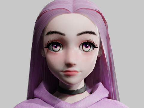 Pretty Standard Woman V32217 3D Model