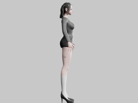 Standard Basic Woman V25306 Modello 3D