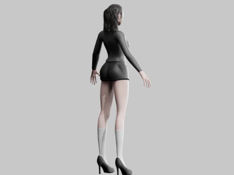 Standard Basic Woman V25306 3D Model