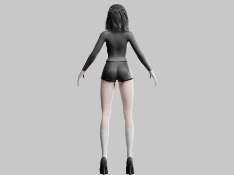 Standard Basic Woman V25306 Modello 3D