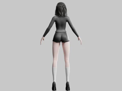 Standard Basic Woman V25306 3D Model