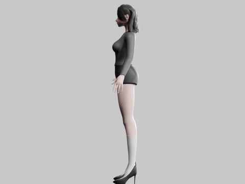 Standard Basic Woman V25306 Modello 3D