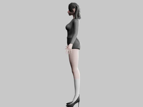 Standard Basic Woman V25306 3D Model