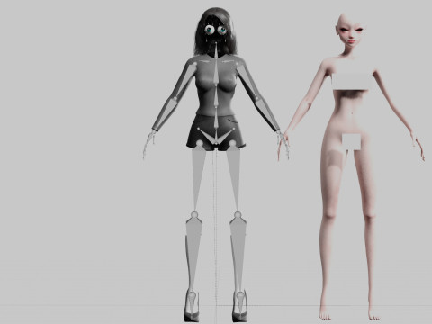 Standard Basic Woman V25306 Modello 3D