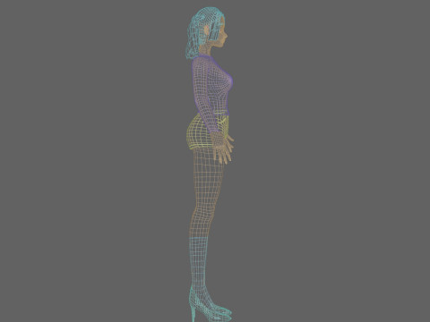 Standard Basic Woman V25306 Modello 3D