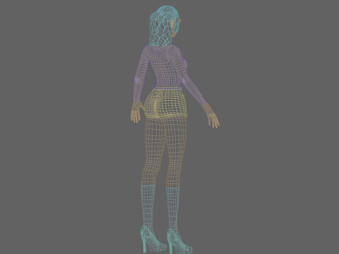 Standard Basic Woman V25306 Modello 3D