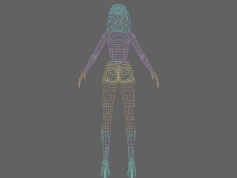 Standard Basic Woman V25306 Modello 3D