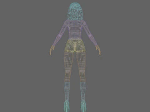 Standard Basic Woman V25306 3D Model