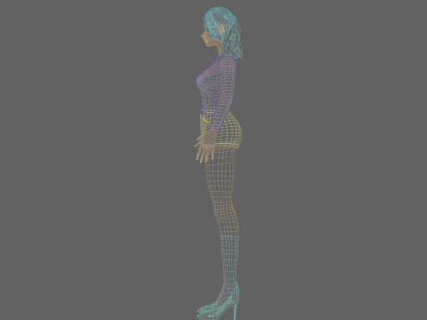 Standard Basic Woman V25306 Modello 3D