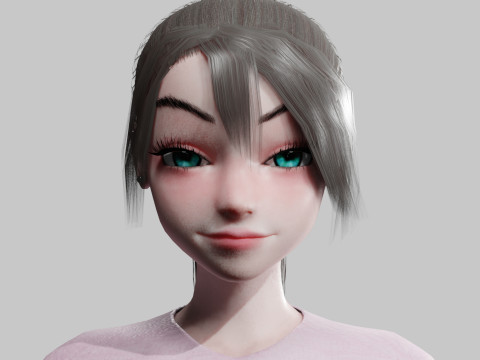 Standard Pretty woman V19877 Modèle 3D