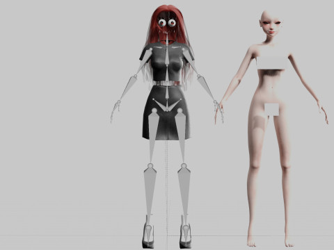 Stylized Pretty Woman V30835 Modelo 3D