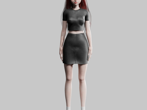 Stylized Pretty Woman V30835 Modelo 3D