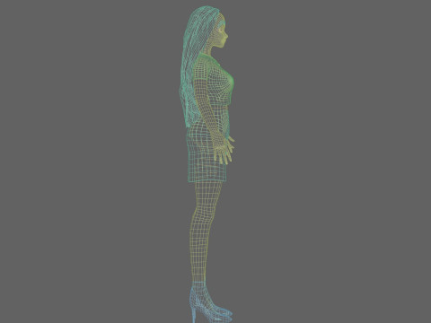 Stylized Pretty Woman V30835 Modelo 3D